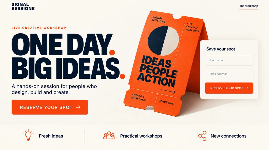 Landing Page example